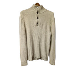 Banana Republic mock neck sweater cotton wool size M
